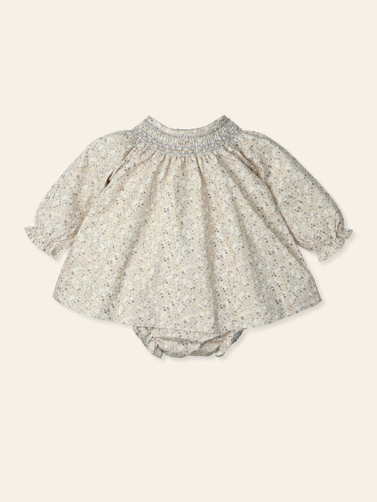 JESUSIN + CULOTTE SMOCK ESTAMPADO FLORES